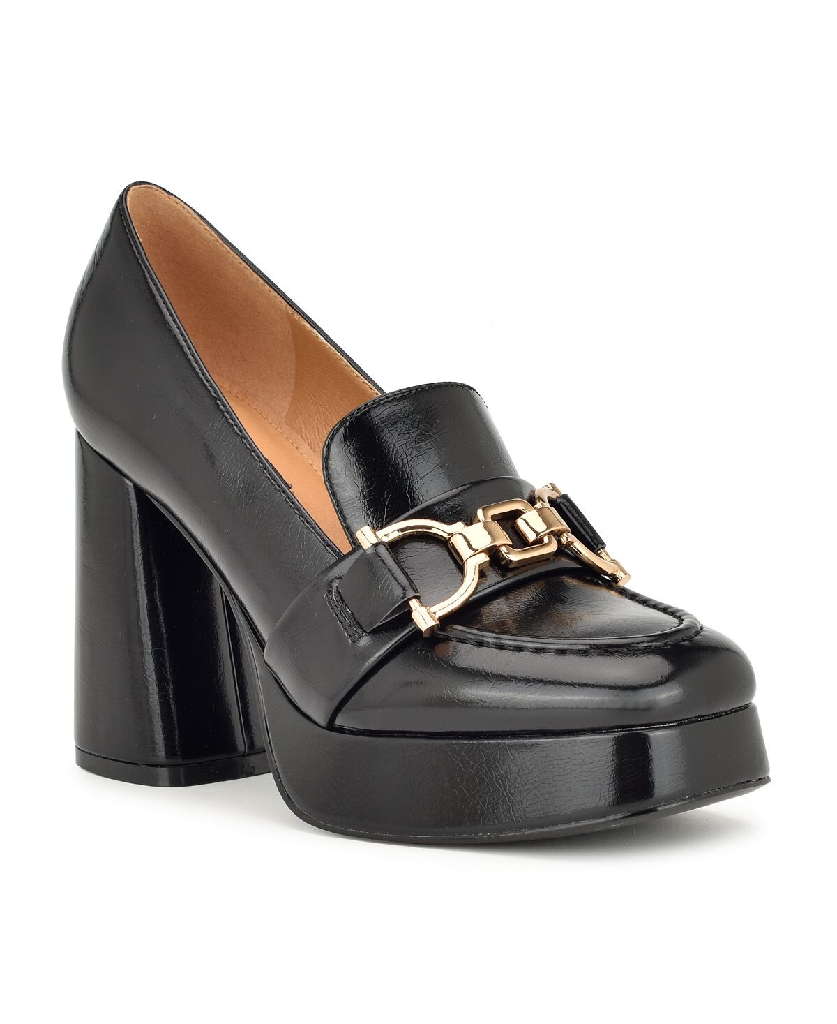 

Женские туфли-лодочки на блочном каблуке с квадратным носком Valda Nine West, черный