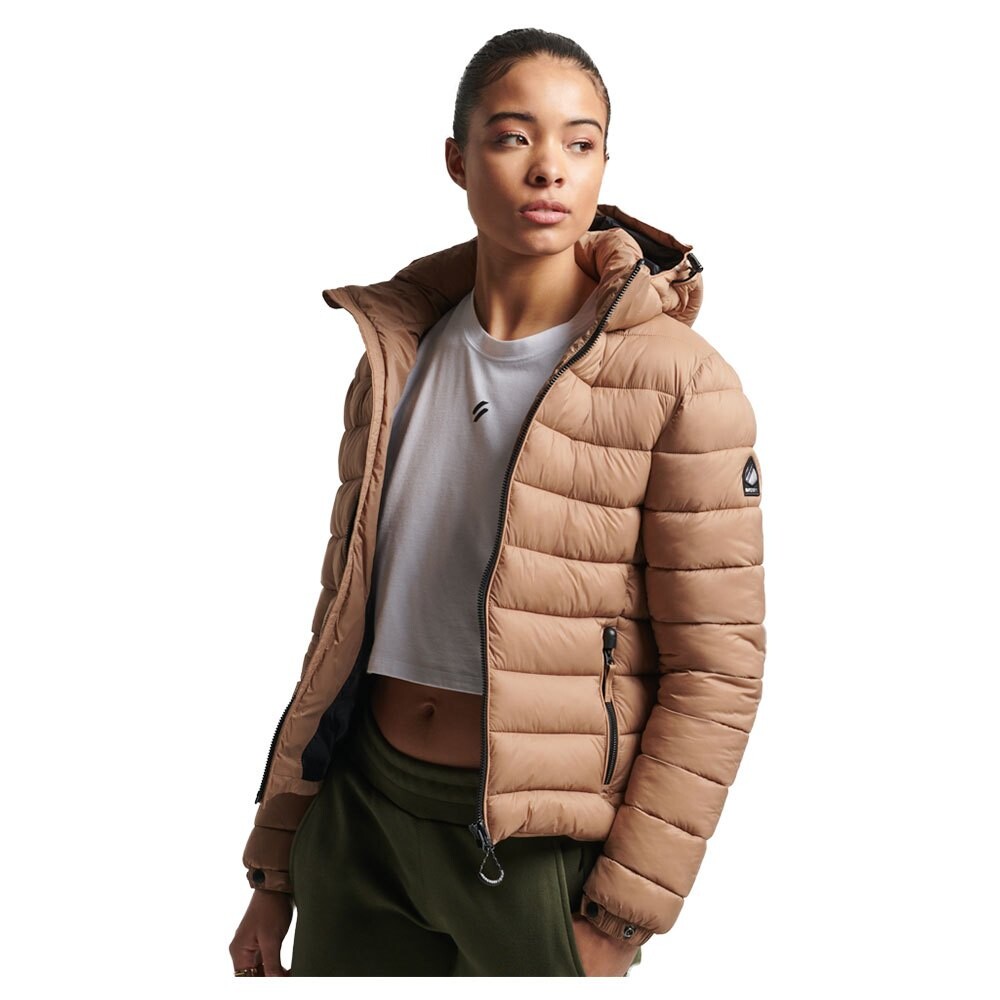 

Куртка Superdry Classic Fuji Puffer, коричневый
