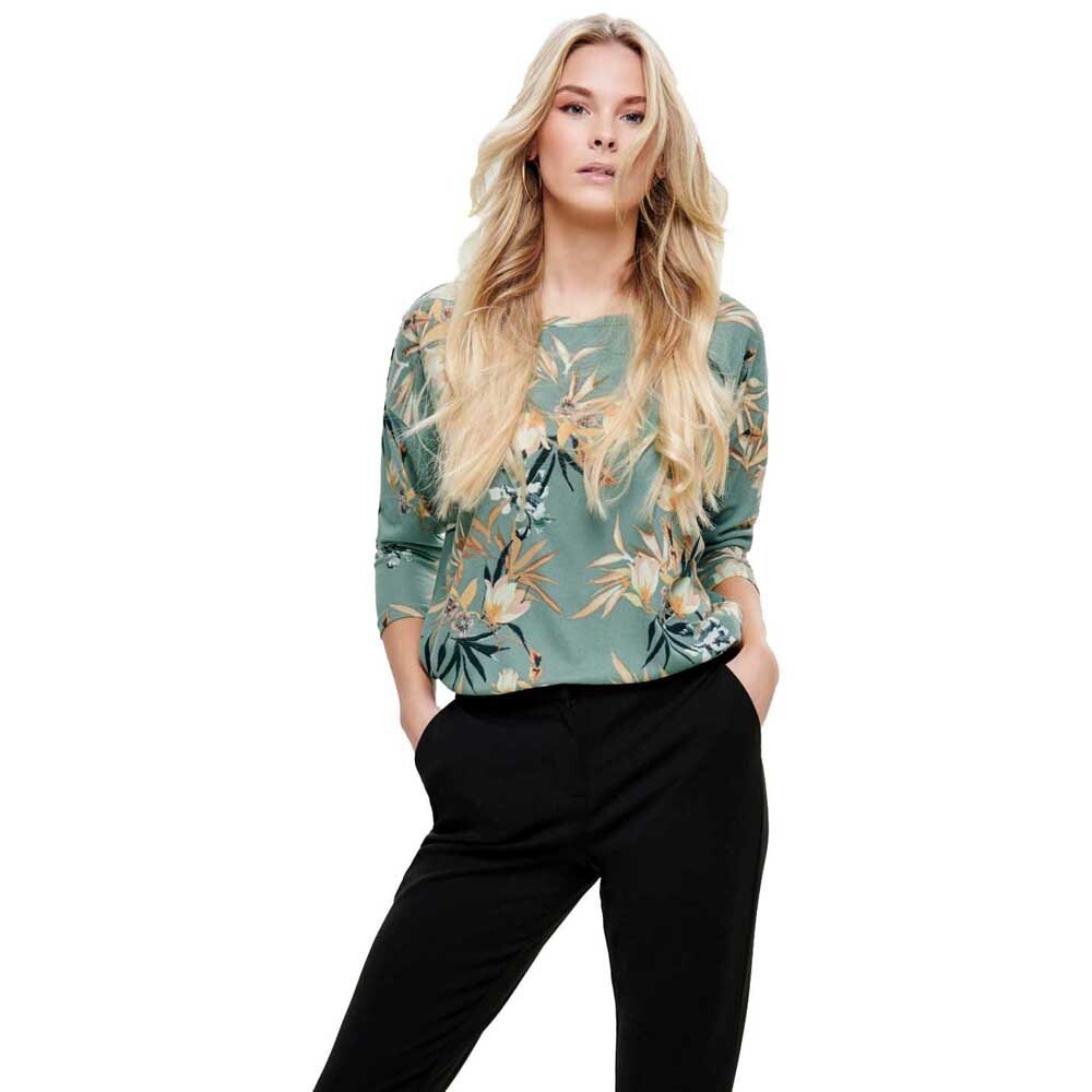 

Футболка Only Elcos 3/4 Sleeve, зеленый