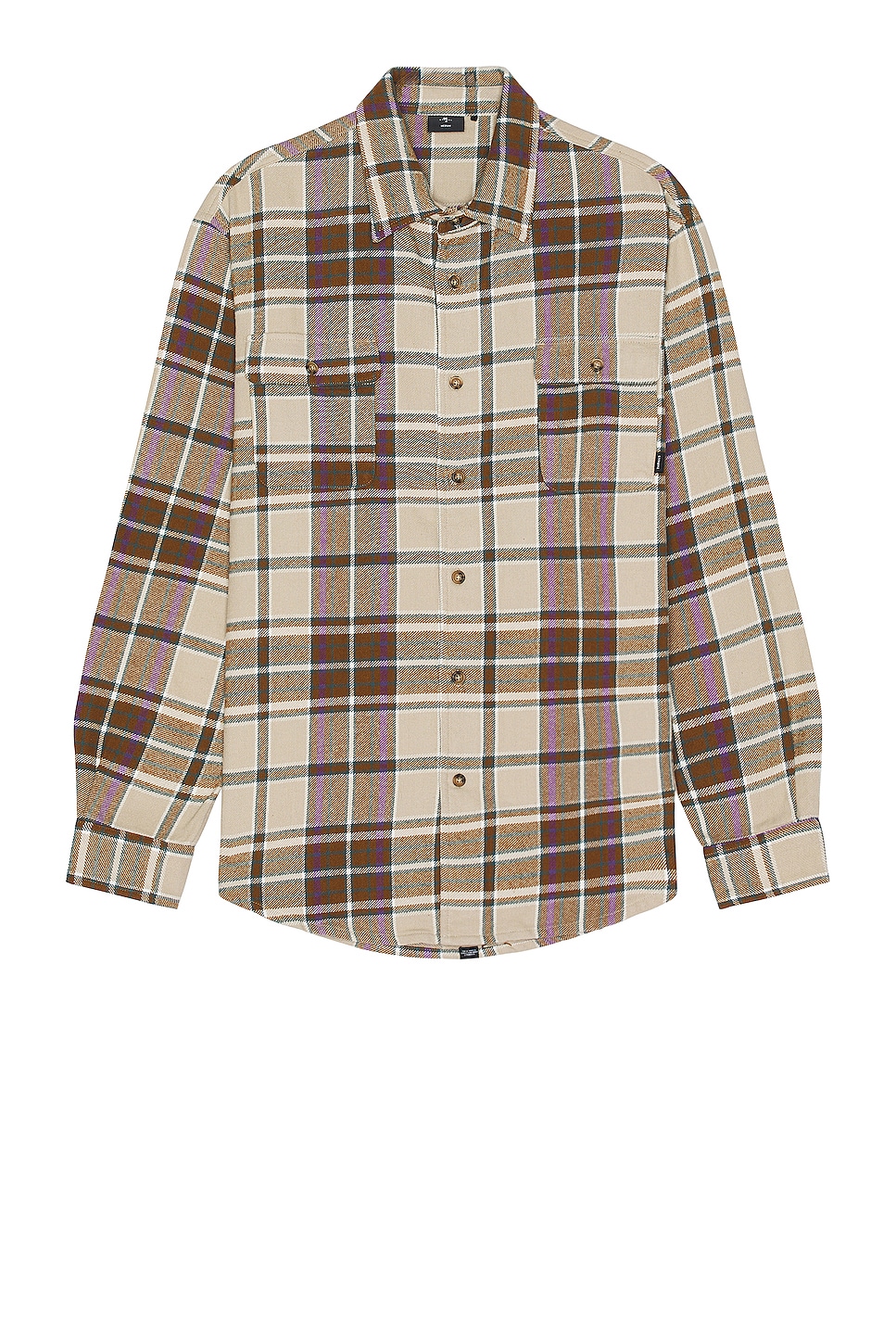 Рубашка THRILLS Coat Of Thrills Twill Flannel, цвет Sandstone