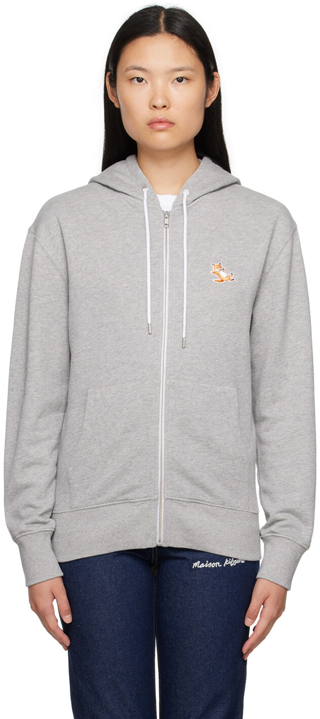 

Серый худи из лисицы Chillax Maison Kitsune