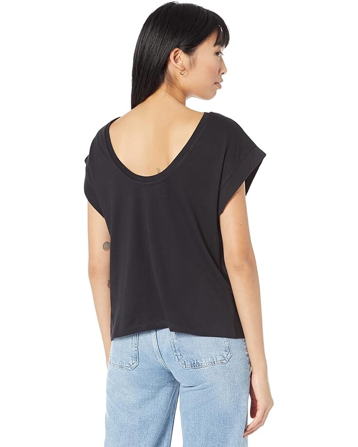 

Футболка MANGO Sol T-Shirt, черный