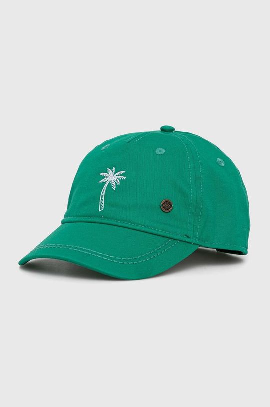 цена Детская хлопковая шапочка Roxy, зеленый