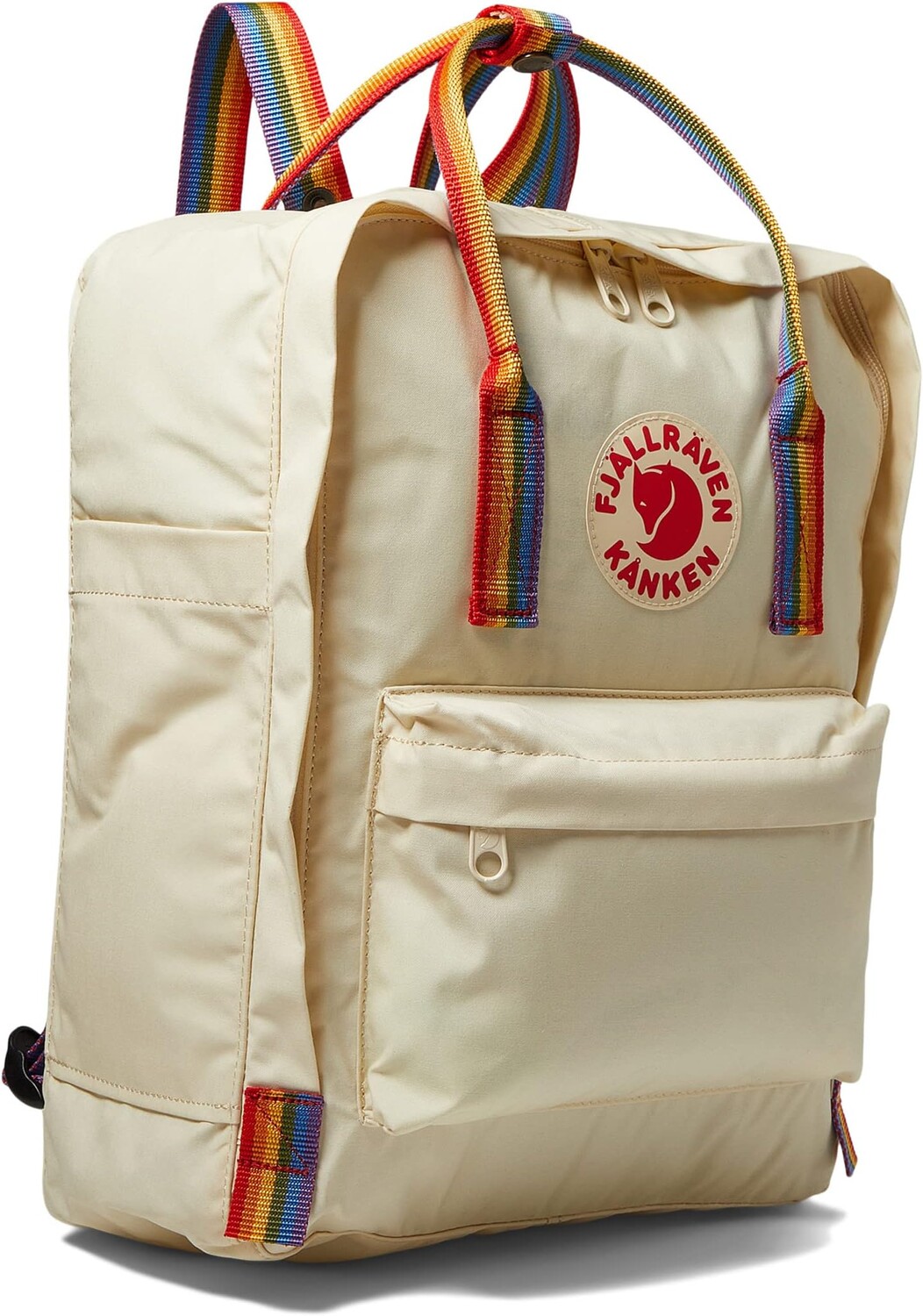 

Рюкзак Kanken Rainbow Fjällräven, цвет Light Oak/Rainbow Pattern
