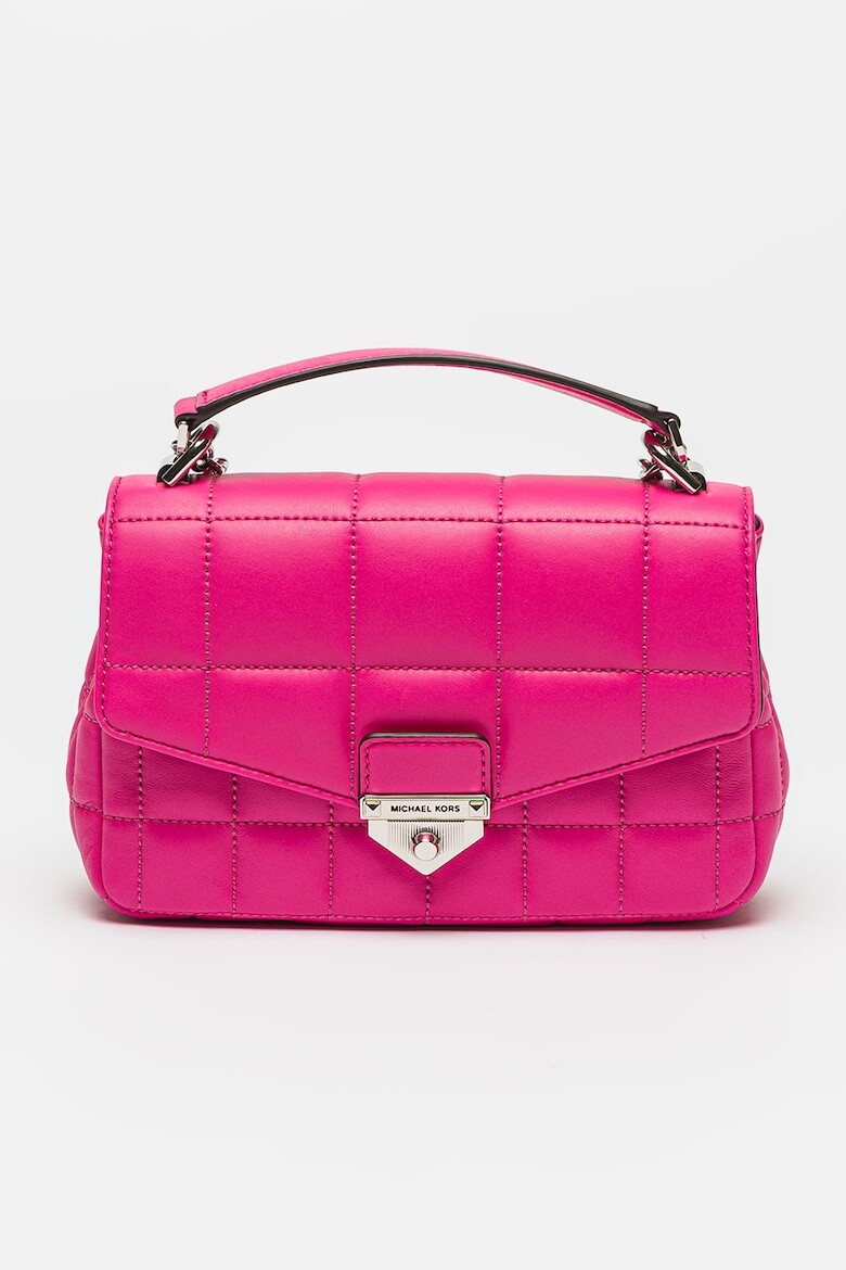 

Стеганая кожаная сумка Soho Michael Kors, фуксия