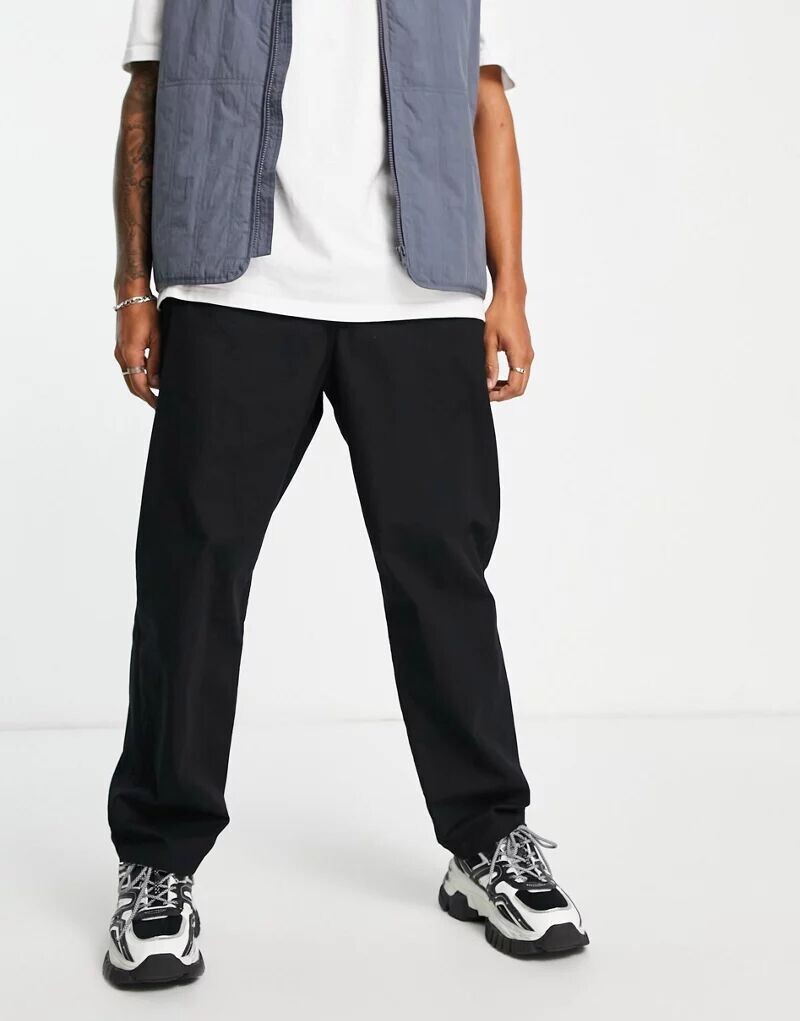 

Черные широкие брюки Dr Denim Aston