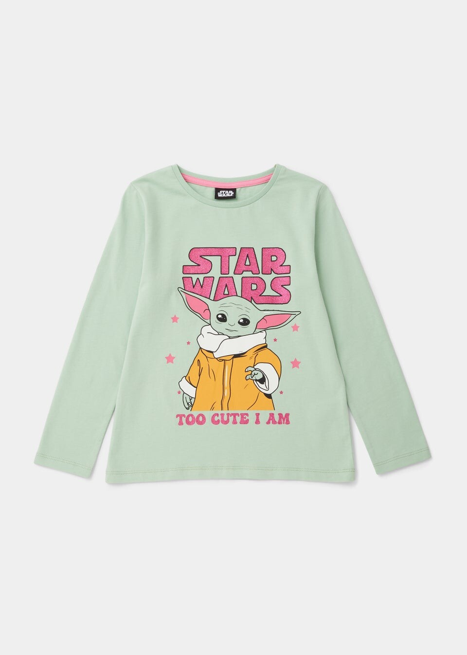 

Детская зеленая футболка с длинными рукавами Star Wars и Мандалорец (4–13 лет)