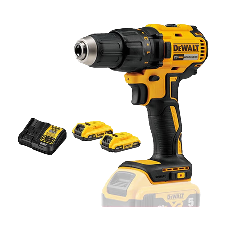 Дрель электрическая Dewalt DCD7771D2-A9 + два аккумулятора 2.0Ah