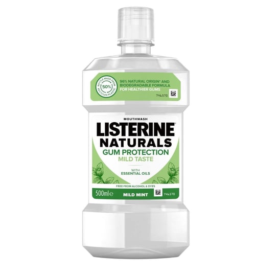 Жидкость для полоскания рта, 500 мл Listerine, Gum Protection Naturals