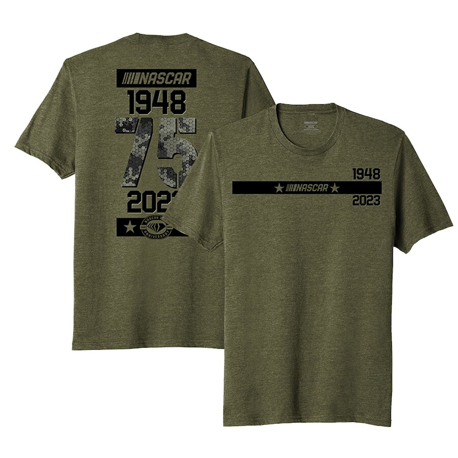 

Футболка с коротким рукавом E2 Apparel Nascar Merchandise, оливковый