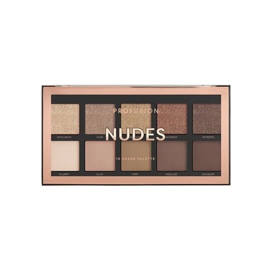 

Палетка из 10 теней для век Profusion, Nudes Eyeshadow Palette