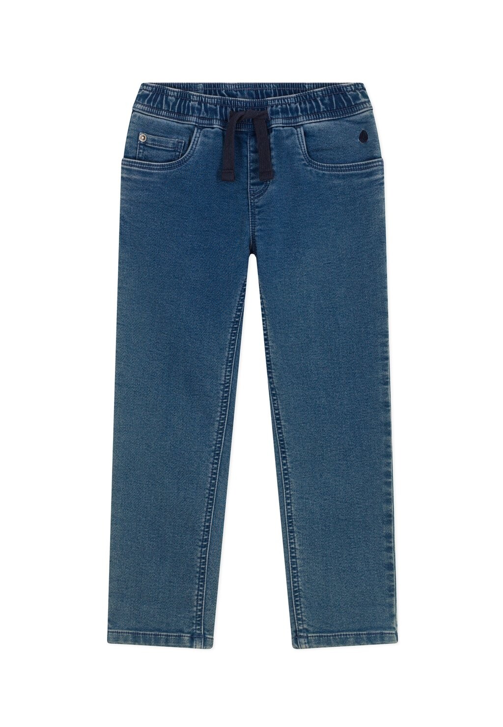 

Джинсы прямого кроя Petit Bateau, цвет bleu delave