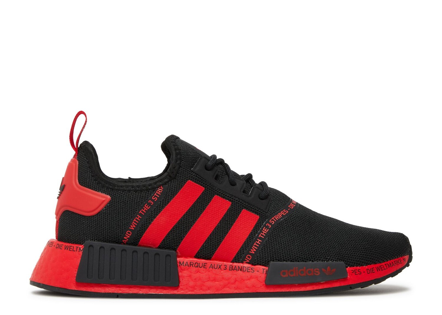 

Кроссовки adidas Nmd_R1 'Black Vivid Red', черный