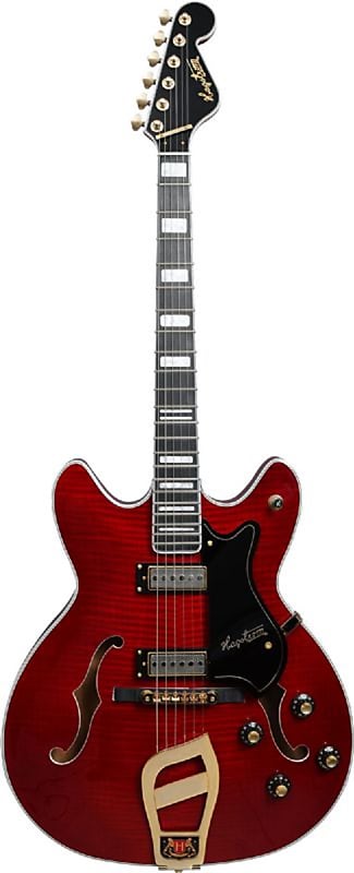 цена Электрогитара Hagstrom VIK67-G-WCT 67' Viking II Electric Guitar. Wild Cherry Transparent