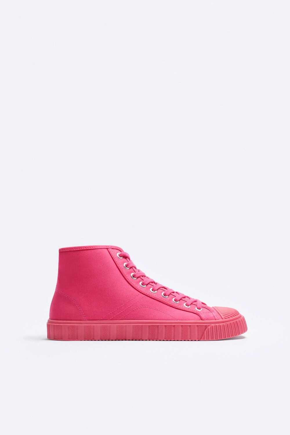 

Высокие кроссовки из канваса barbie the movie ZARA, розовый