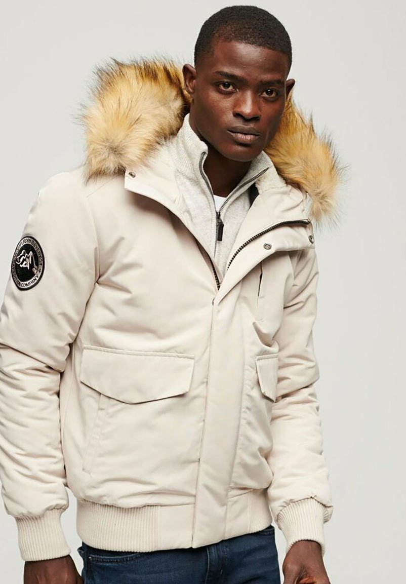 Зимняя куртка Superdry ЭВЕРЕСТ, цвет chateau gray цена и фото