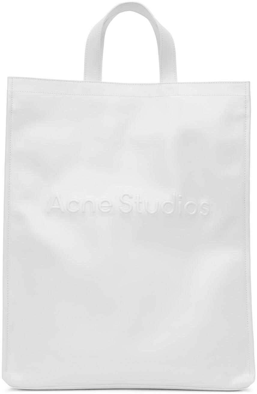 

Белая сумка-тоут с логотипом Acne Studios
