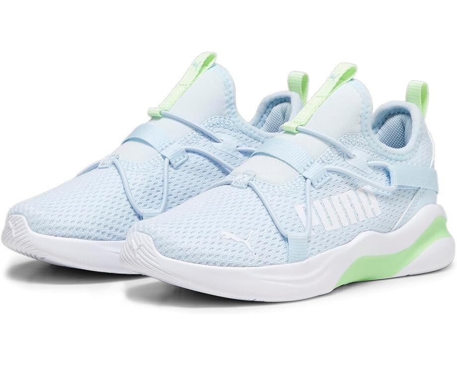 

Кроссовки PUMA Softride Rift Slip-On Pop, цвет Icy Blue/Puma White