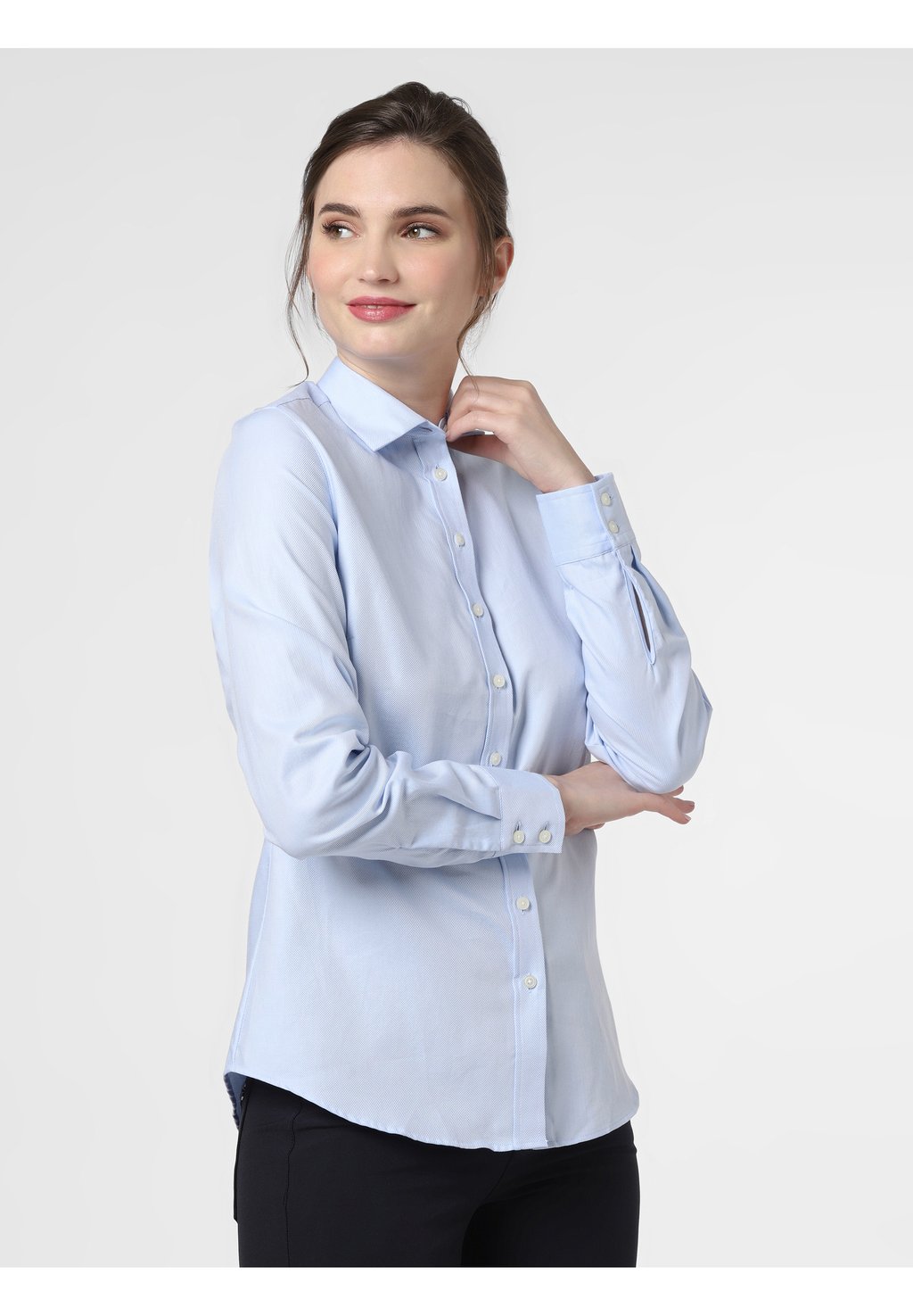 Блузка-рубашка Marie Lund, цвет hellblau