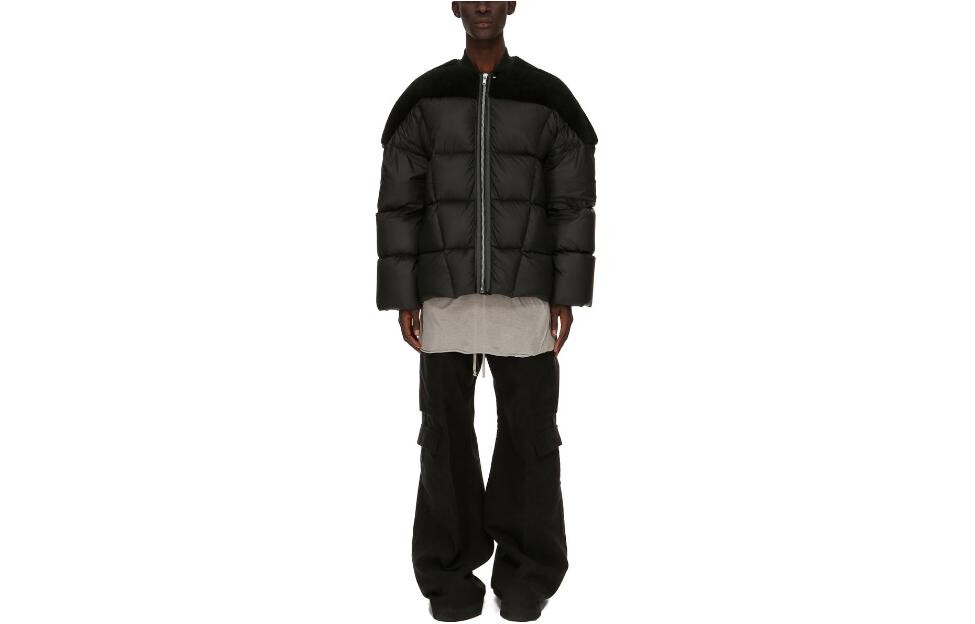 

Пуховик мужской черный Rick Owens, черный