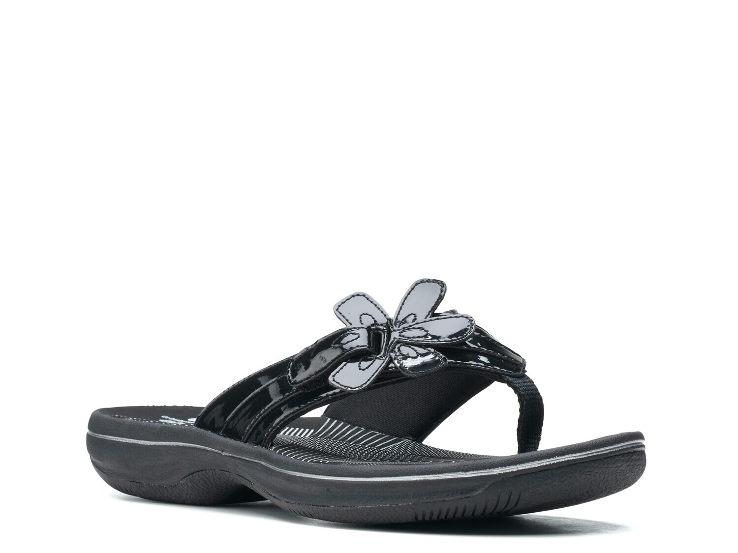 

Вьетнамки Brinkley Flora Clarks, черный