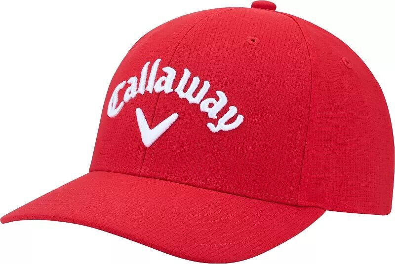

Мужская регулируемая кепка для гольфа Callaway Performance Pro, красный