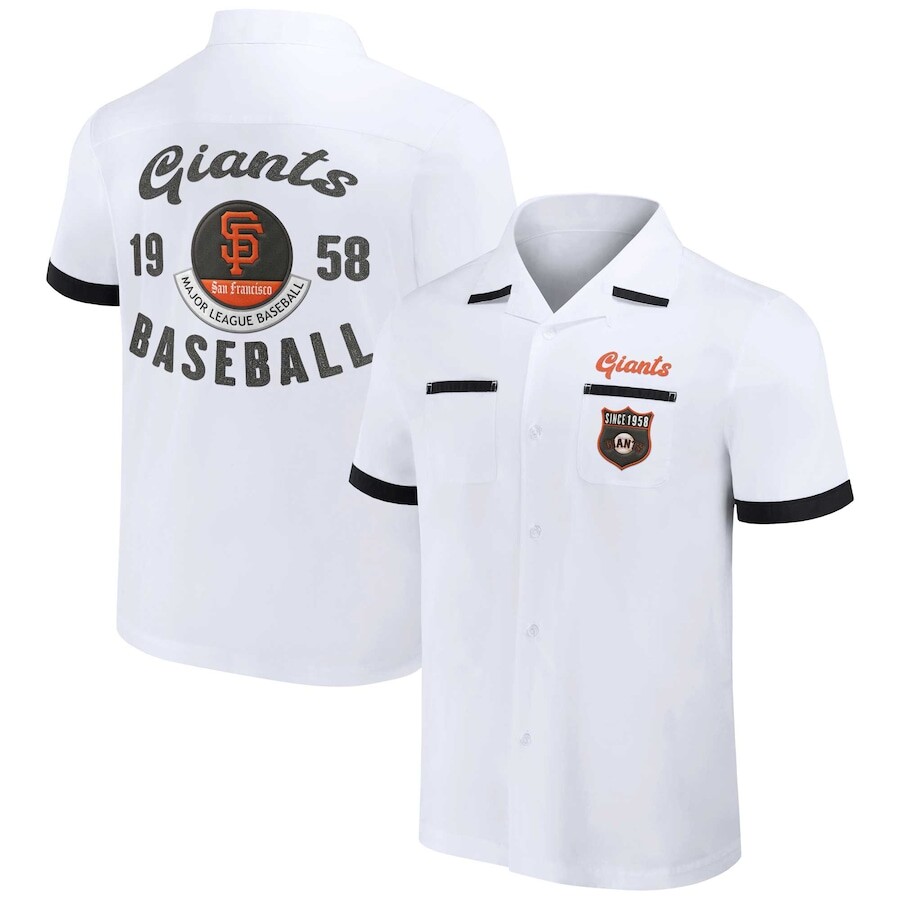 

Рубашка Darius Rucker Collection by Fanatics San Francisco Giants, белый