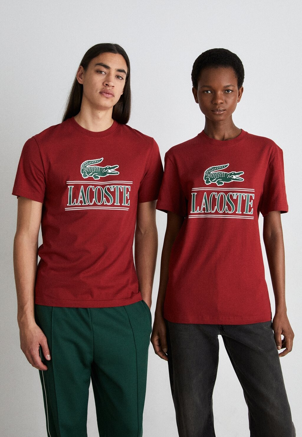 

Футболка с принтом UNISEX Lacoste, красный
