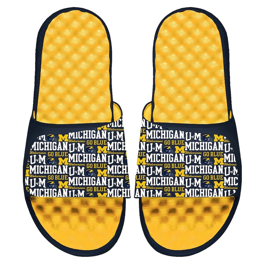 

Шлепанцы ISlide Michigan Wolverines, нави