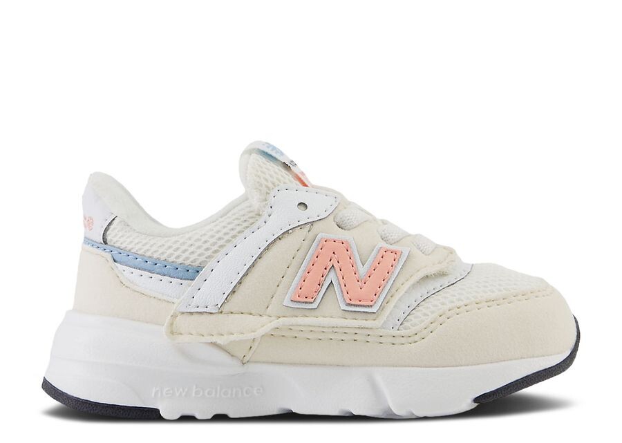 

Кроссовки New Balance 997R New-B Hook & Loop Toddler 'Linen Omega Pink', кремовый
