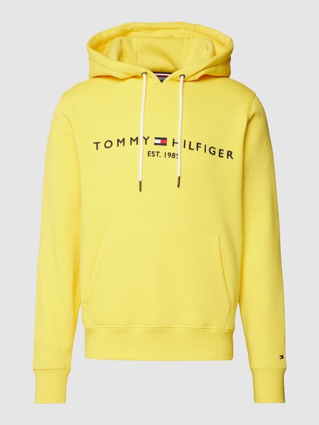 

Толстовка с вышивкой этикеток Tommy Hilfiger, желтый