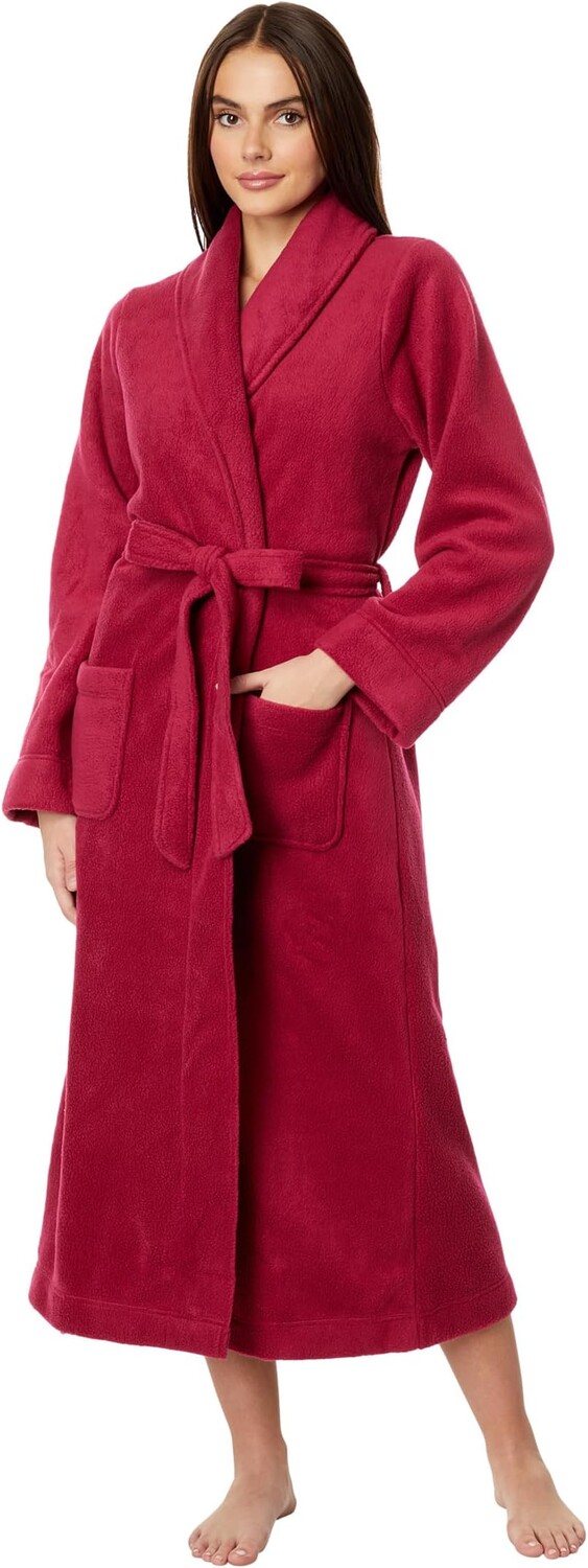 

Халат Winter Fleece Robe Wrap Revised L.L.Bean, цвет Deep Raspberry