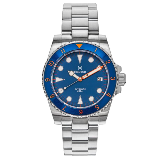 

Автоматические наручные часы Heritor Luciano с датой Heritor Automatic, синий