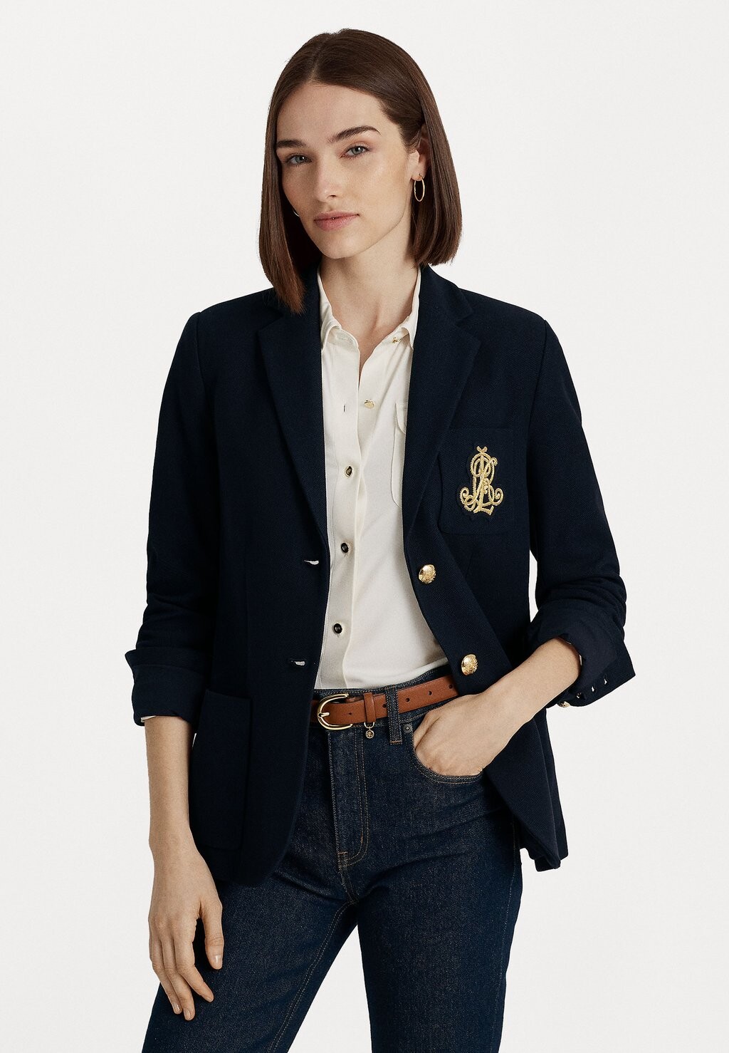 

Блейзер Ralph Lauren, темно-синий