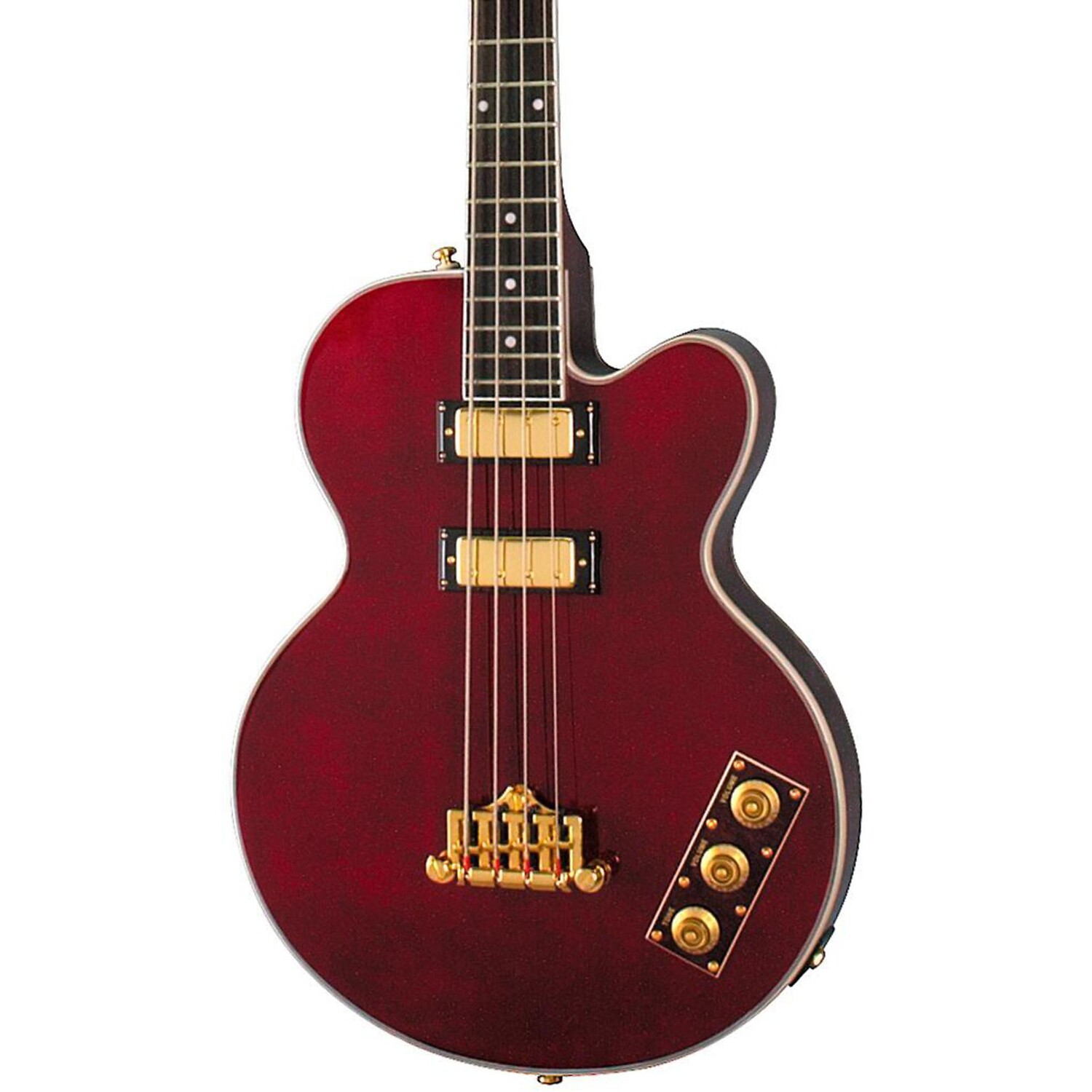 цена Epiphone Allen Woody Rumblekat Bass Wine Red