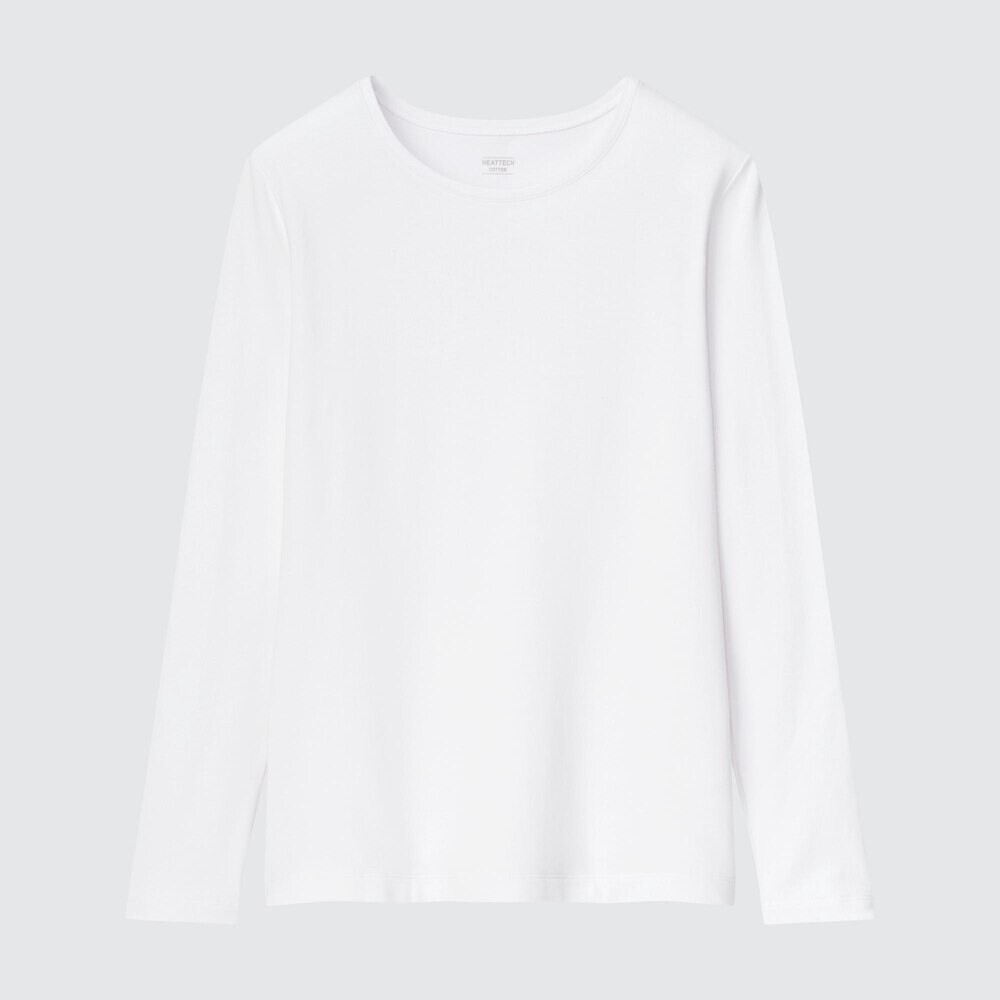 

Женская футболка Uniqlo HEATTECH из смесового хлопка, белый