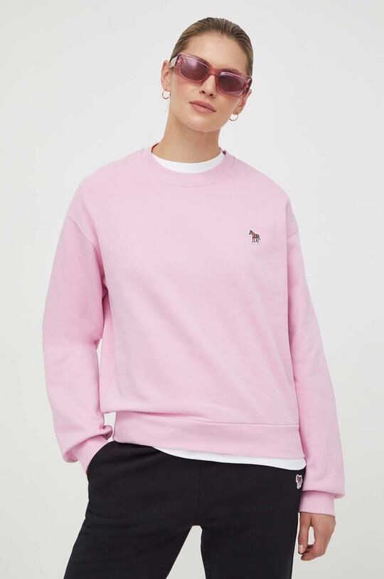 

Хлопковая толстовка PS Paul Smith, розовый
