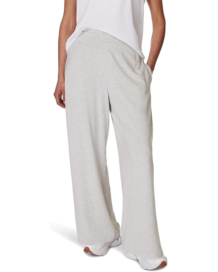

Брюки Sweaty Betty Modal Wide Leg Pants, цвет Light Grey Marl