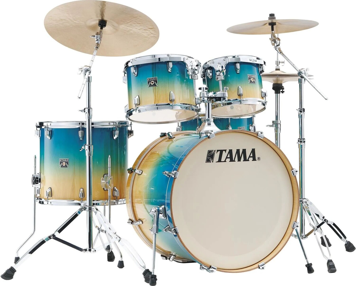 

Набор из 5 ракушек Tama Superstar Classic с малым барабаном — Caribbean Lacebark Pine Fade