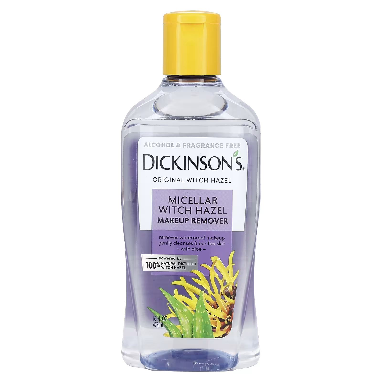 Вода мицеллярная Dickinson Brands Original для снятия макияжа, 473 мл dickinson brands гамамелис для лица и тела 16 жидких унций 473 мл