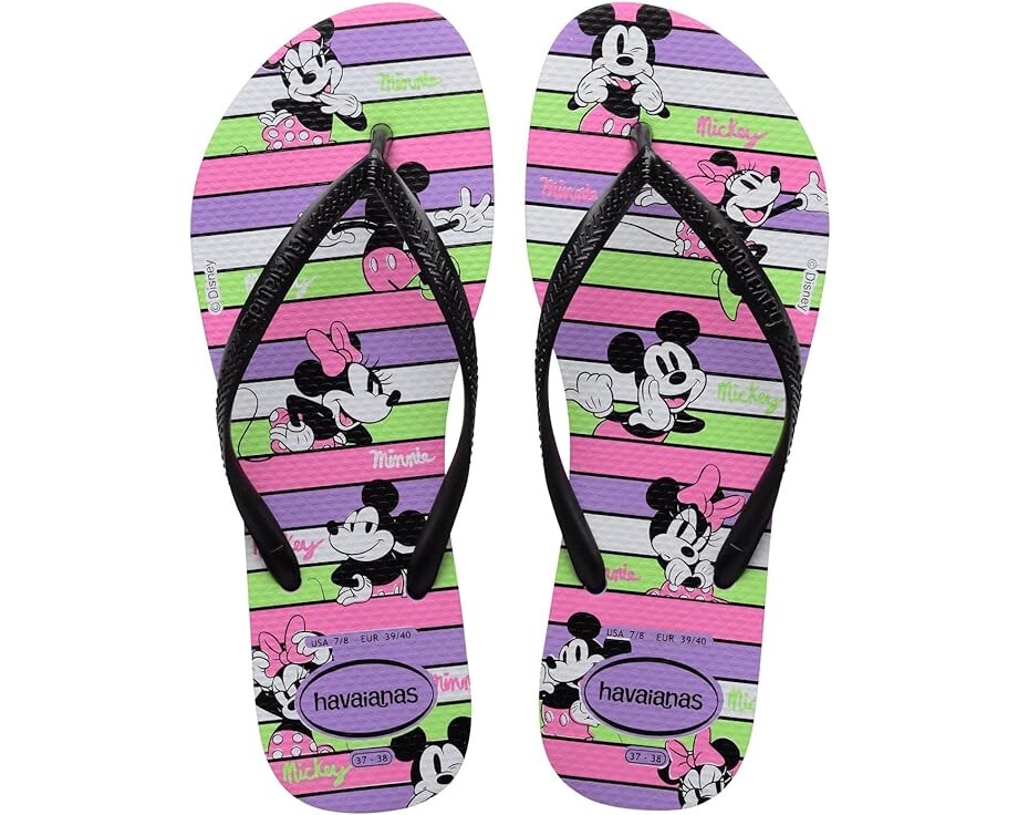 

Сандалии Havaianas Slim Disney Flip Flop Sandal, цвет Purple Prism