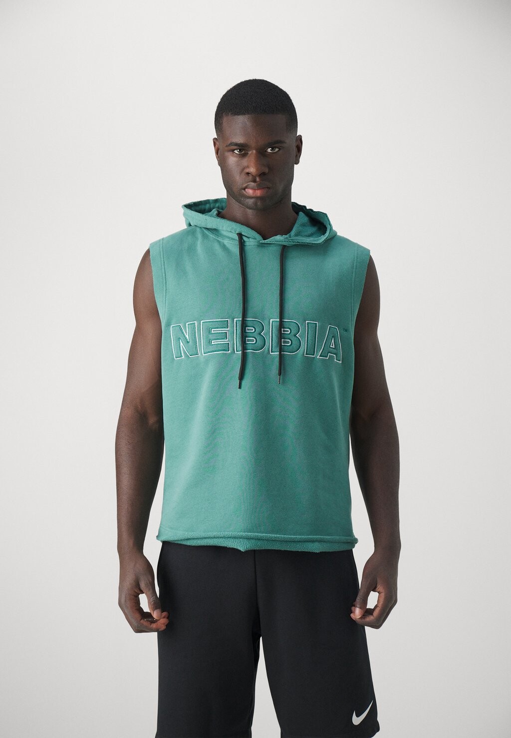 Топ Mens Sleeveless Hoodie Nebbia, зеленый топ mens sleeveless hoodie nebbia зеленый