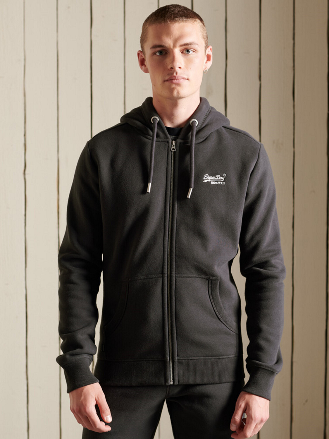 

Толстовка Superdry Jacke 'Vintage Logo', черный
