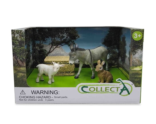 Collecta, Коллекционные фигурки, набор из 4 сельскохозяйственных животных в упаковке
