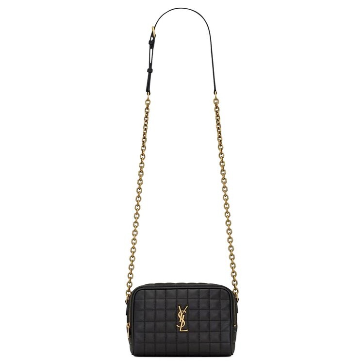 

Сумка через плечо Saint Laurent Mini Cassandre Carré Camera Bag, черный