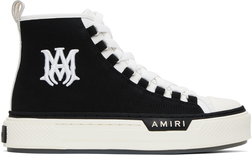 

Черные высокие кроссовки MA Court Amiri