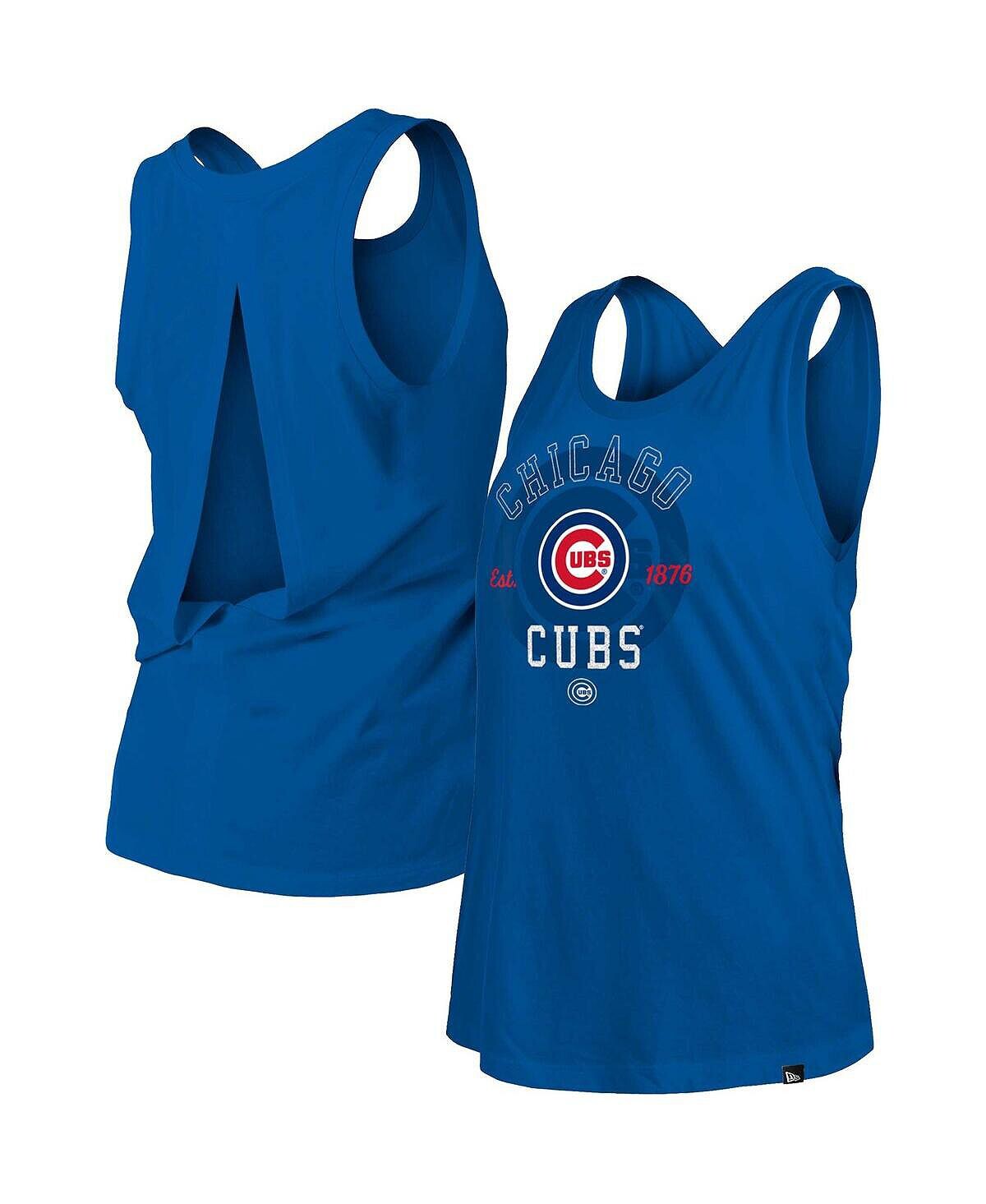 

Женская майка с открытой спиной Royal Chicago Cubs New Era