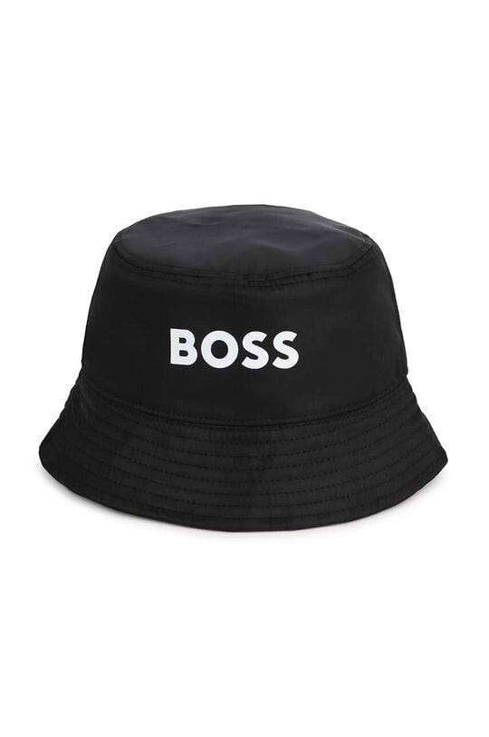 

Детская двусторонняя шапка Boss, черный