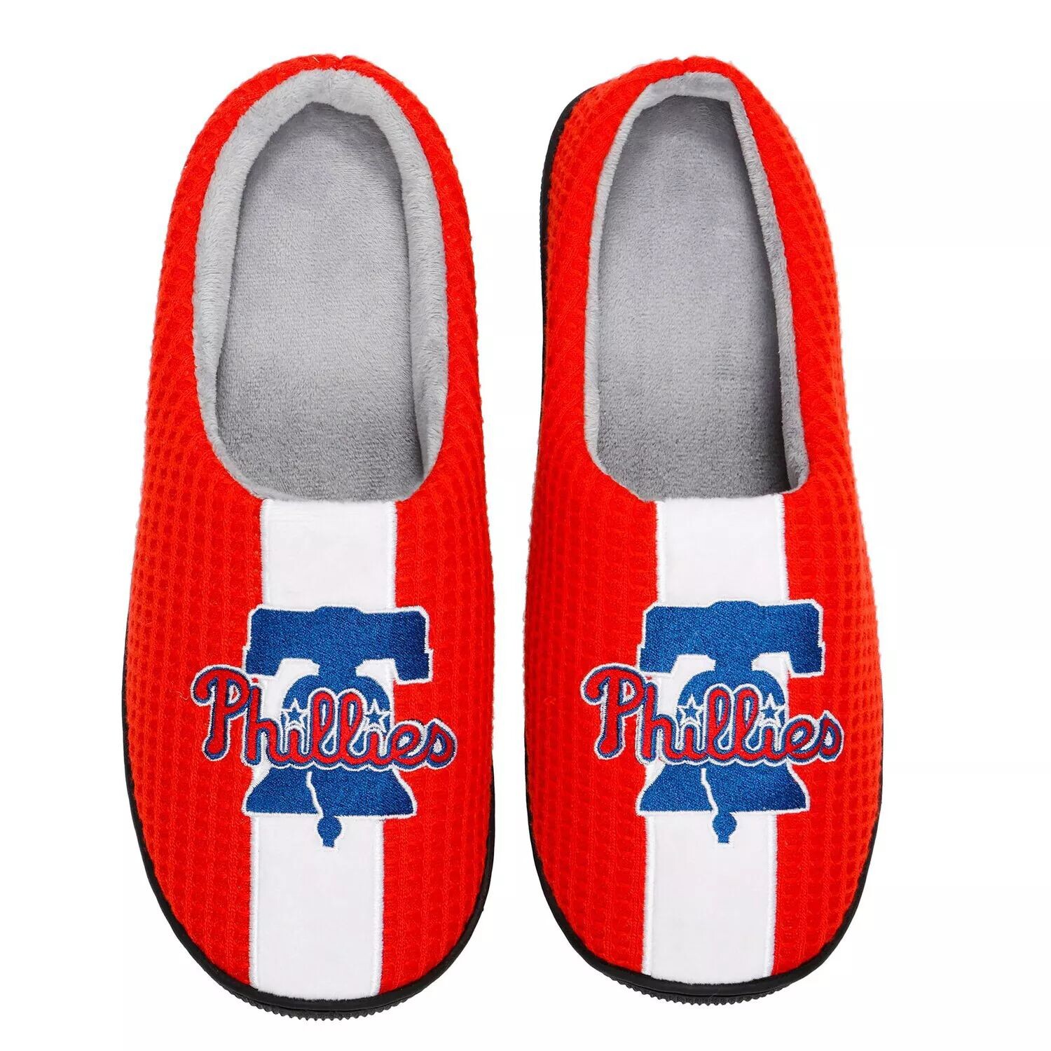 

Мужские шлёпанцы из пены с эффектом памяти FOCO Red Philadelphia Phillies Team Stripe