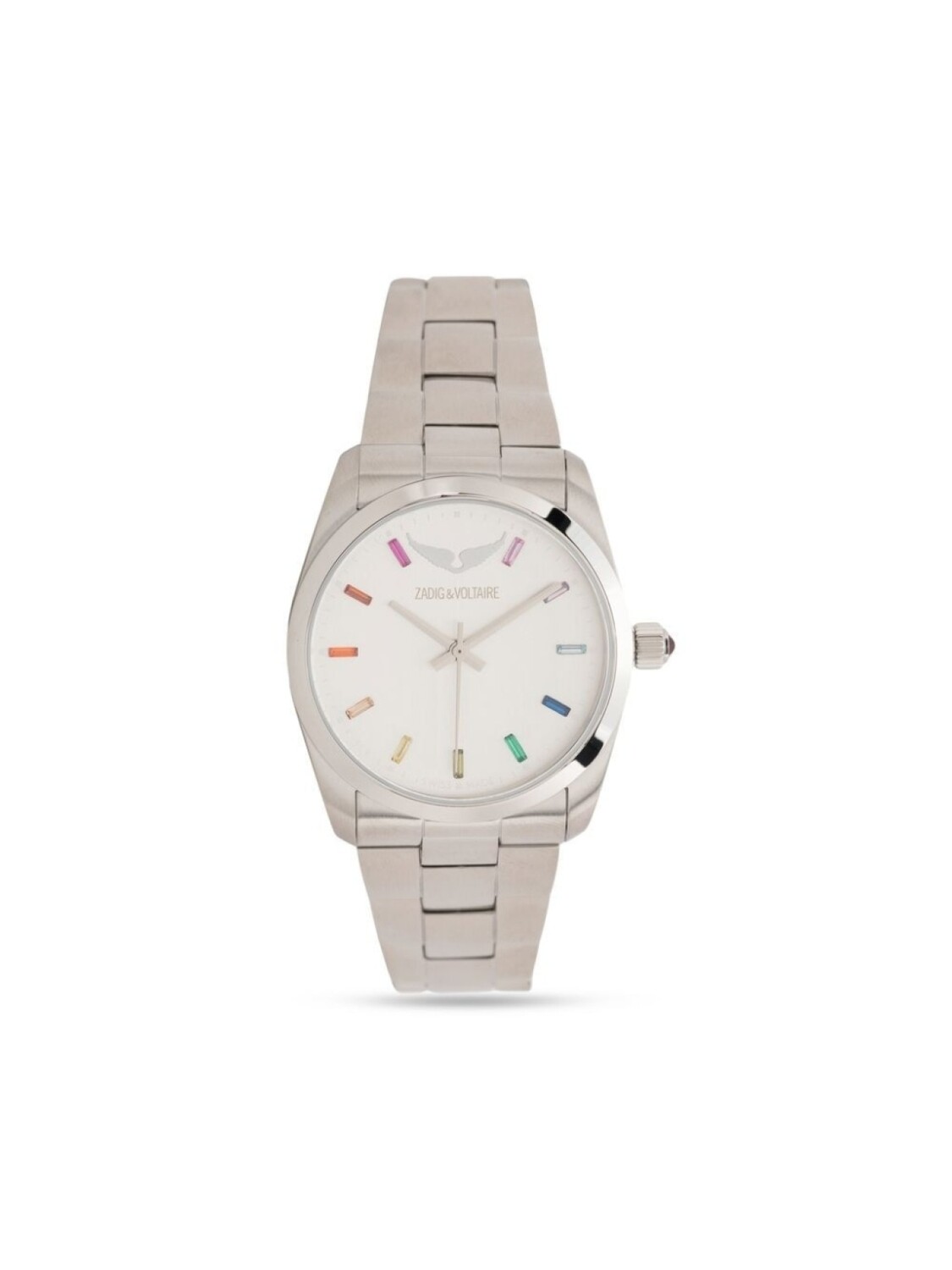 

Наручные часы Time2Love Rainbow 37 мм Zadig&Voltaire, серебряный